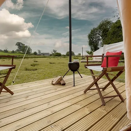 Luxury tent Lyth Valley Back To Basics Camping Experience In The District *
