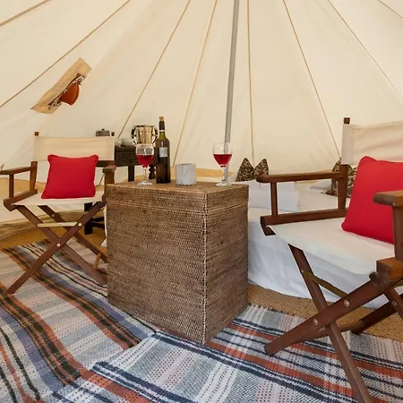 Luxury tent Lyth Valley Back To Basics Camping Experience In The District